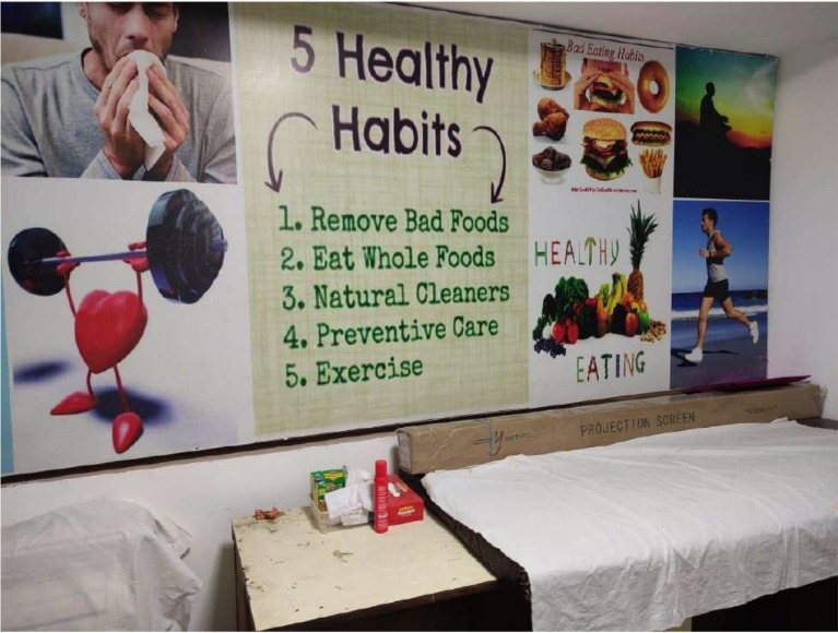 Medical room at K.C. College